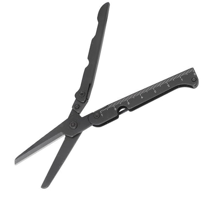 Opvouwbare Rvs Mini Schaar - Draagbare Tool voor Outdoor & Camping