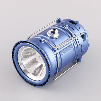 2-in-1 Solar Campinglamp & Zaklamp - USB Oplaadbaar