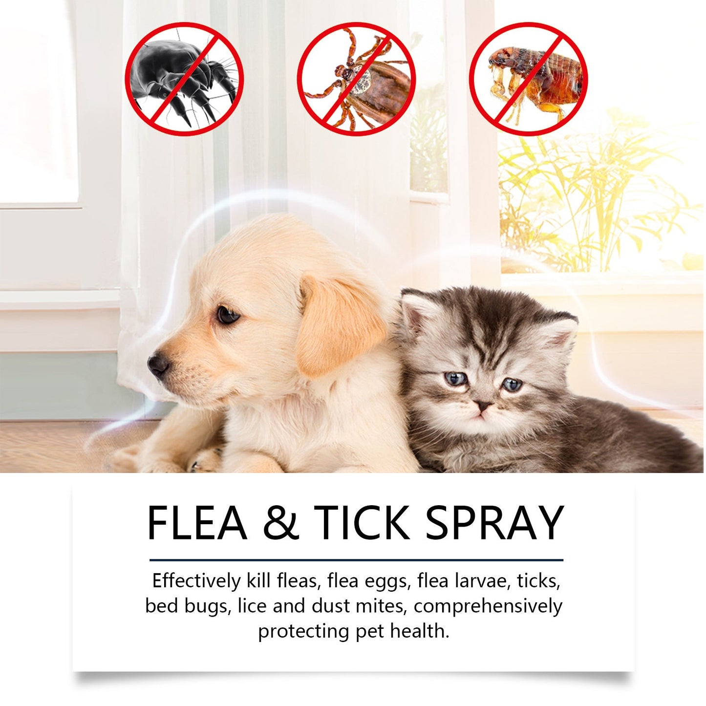 Natuurlijke vlooien- en tekenspray 🐱🐶