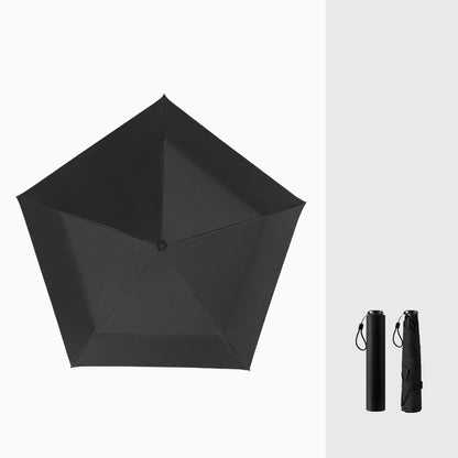 Ultralichte Carbon Paraplu – UV-bescherming (Zwarte Coating) voor Zon en Regen☂️