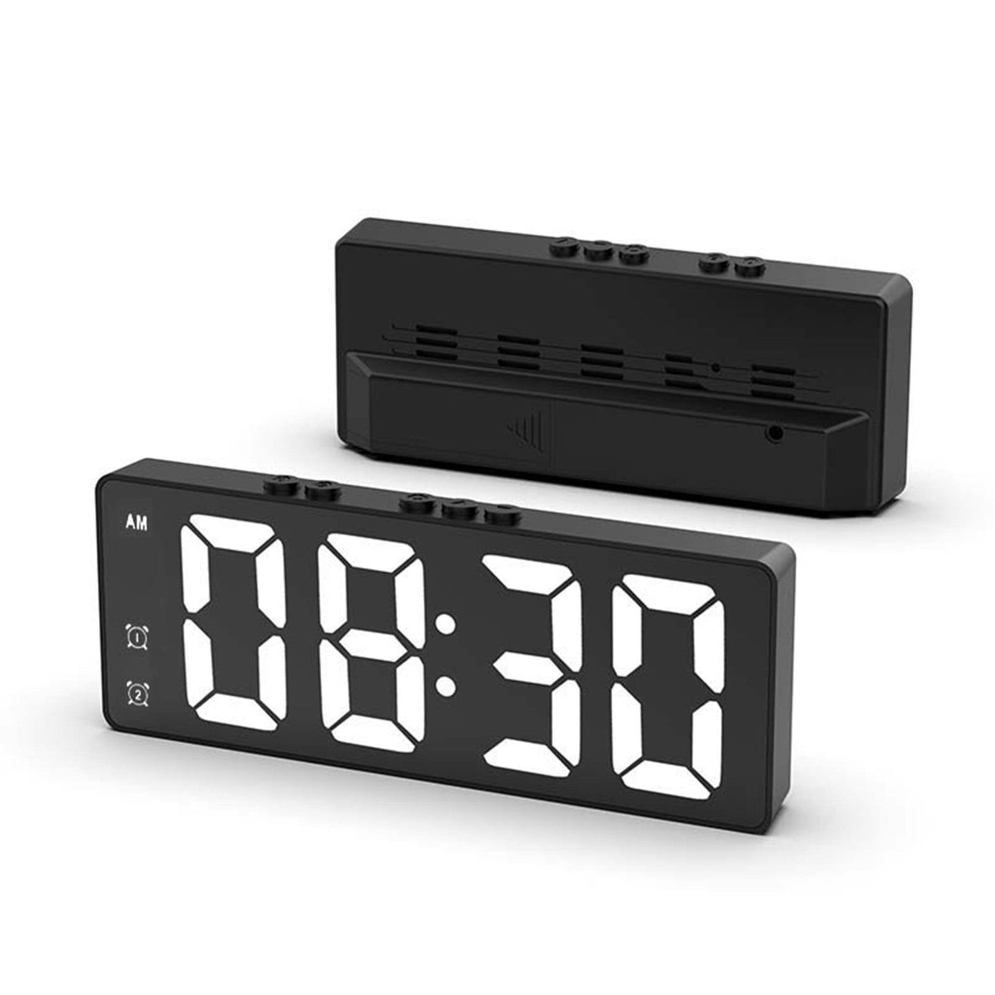 Slimme digitale klokcamera, ondersteunt dual-band wifi (5 GHz en 2,4 GHz) | Veilig bewakingssysteem voor thuis met realtime-monitoring