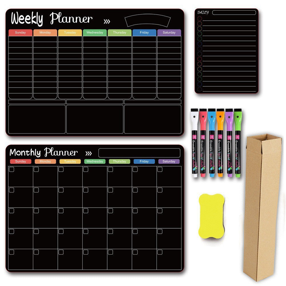 Magnetische familieplanner – Maand-, week- en dagplanning
