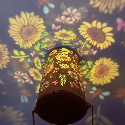 🌻💡Prachtige Zonnebloem Tuinlamp op Zonne-energie - Hangende Solar Lantaarn voor Terras en Balkon