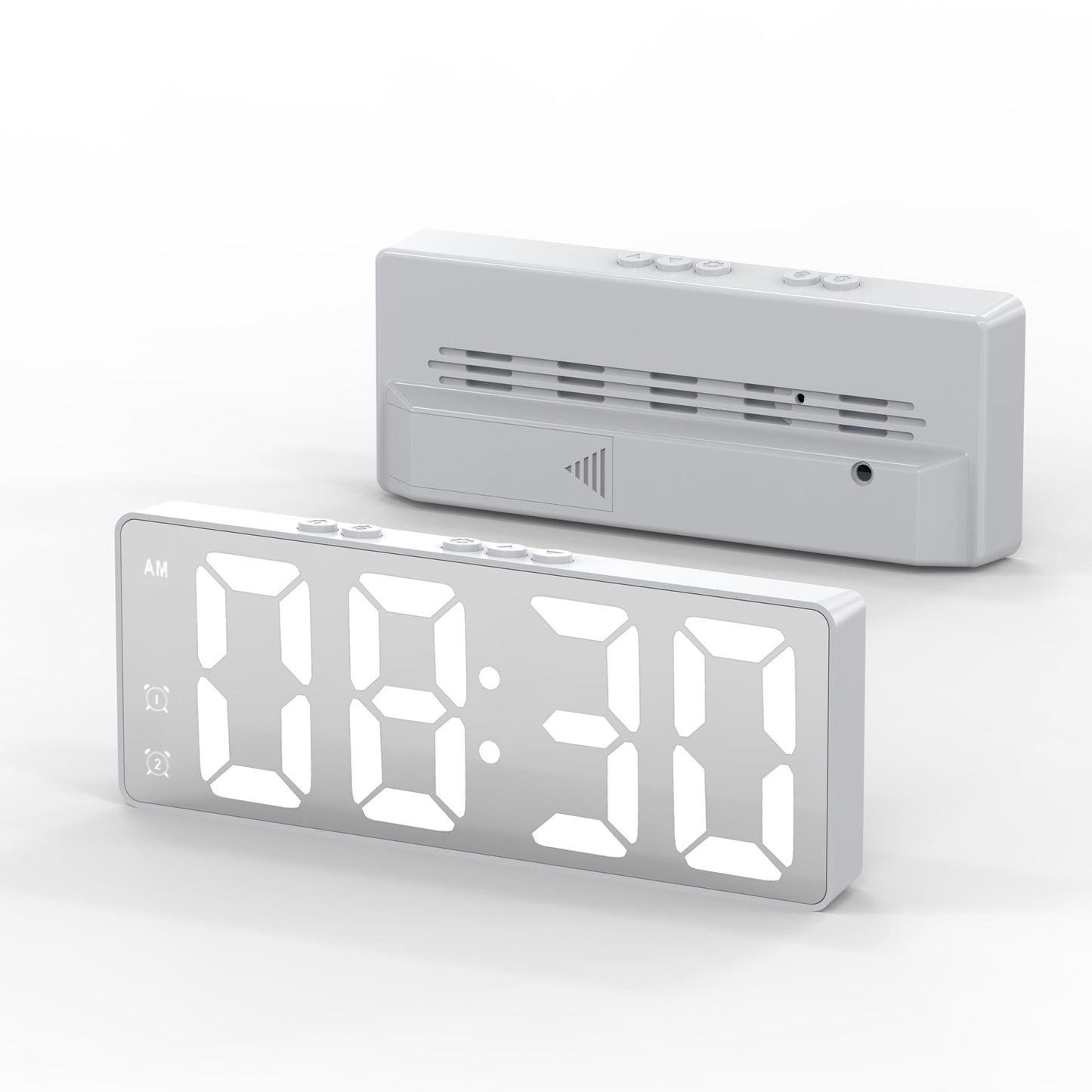 Slimme digitale klokcamera, ondersteunt dual-band wifi (5 GHz en 2,4 GHz) | Veilig bewakingssysteem voor thuis met realtime-monitoring