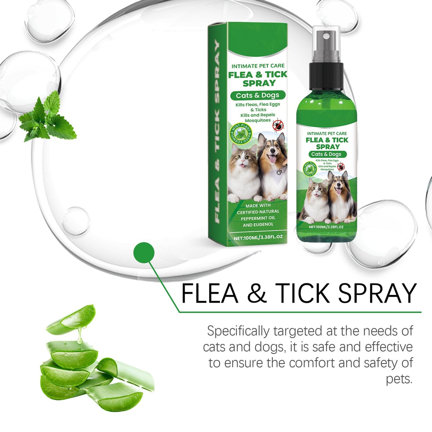 Natuurlijke vlooien- en tekenspray 🐱🐶