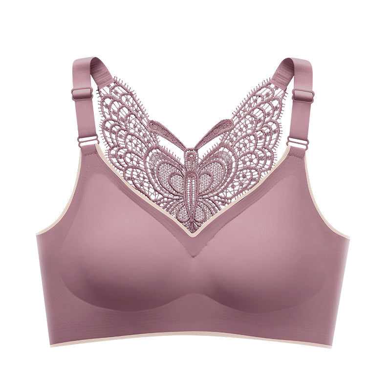 🦋Beugelloze Bh met Vlinderborduursel