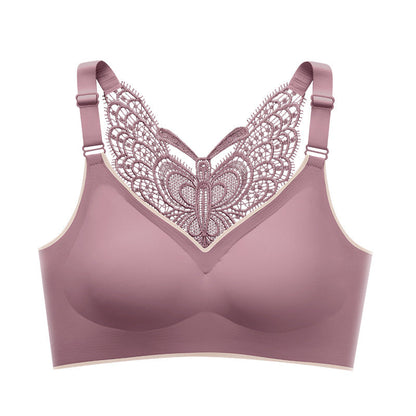 🦋Beugelloze Bh met Vlinderborduursel