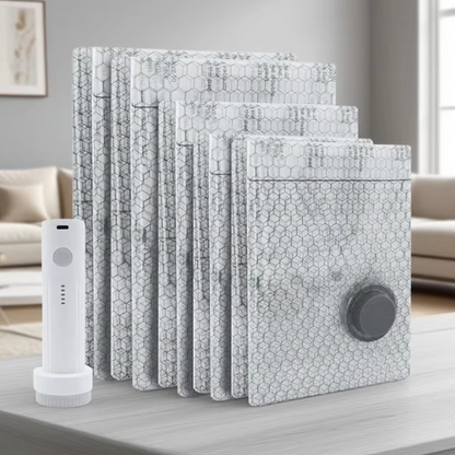 Draadloze Reis Vacuümzak Set – Compressiezakken met Elektrische Pomp