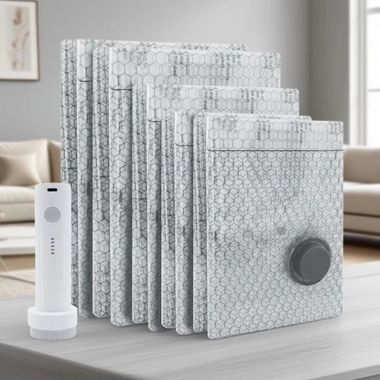 Draadloze Reis Vacuümzak Set – Compressiezakken met Elektrische Pomp