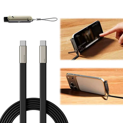 Extreem Krachtige 240W USB-C Kabel - 360° Roterende Kop