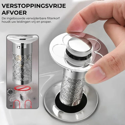 Universele Pop-up Wastafelstop