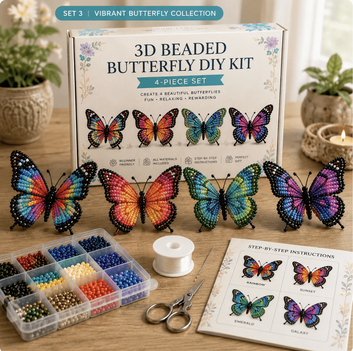 🦋Kralen en Knutselen: Vlinders