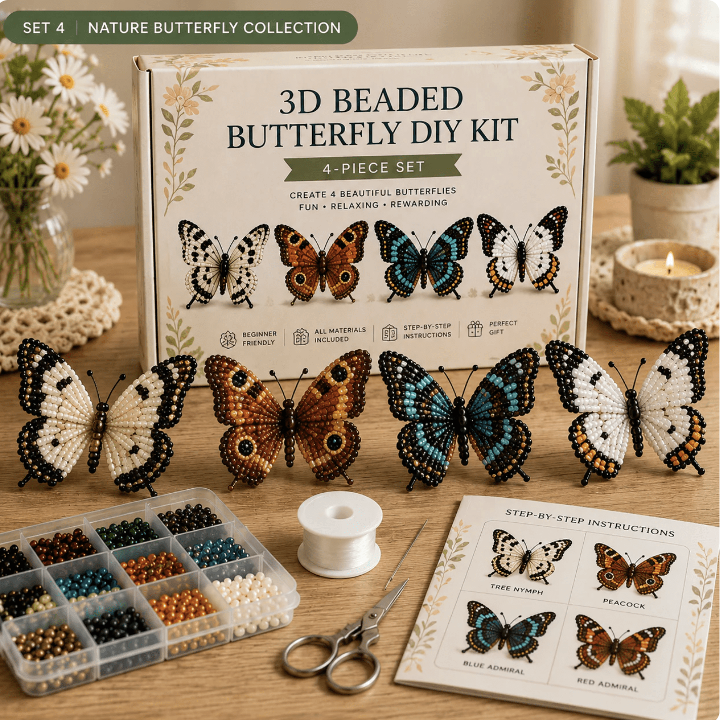 🦋Kralen en Knutselen: Vlinders