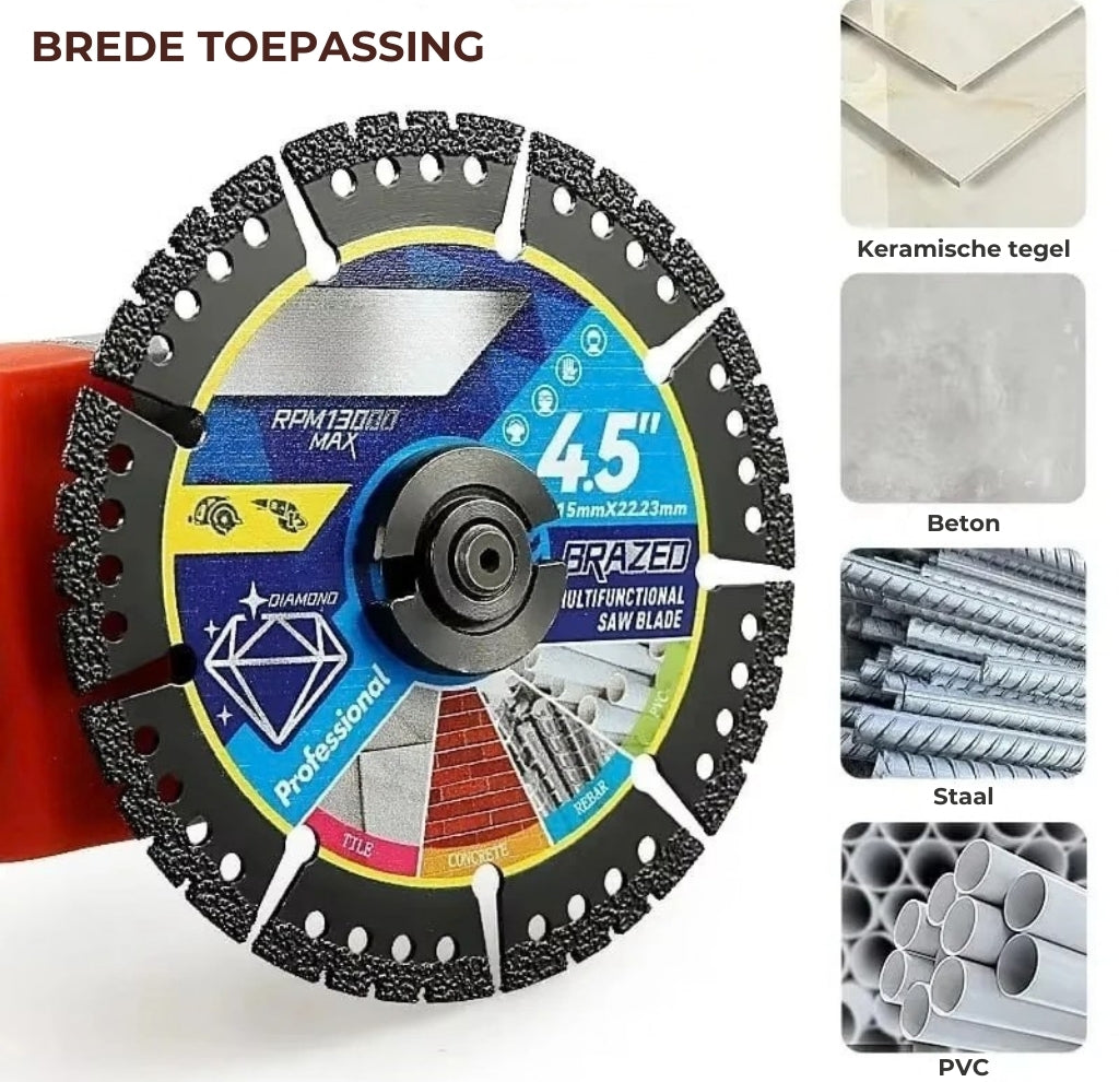 [Set van 4] Universele Diamantslijpschijven