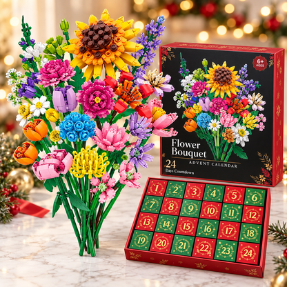 "Bloom & Build" adventskalender – Bouw je eigen magische kerstboeket