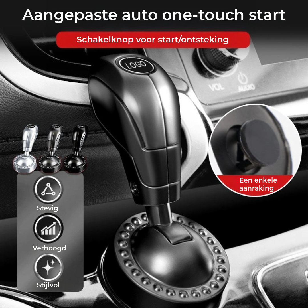 Start Stop Knop Cover met Auto Logo