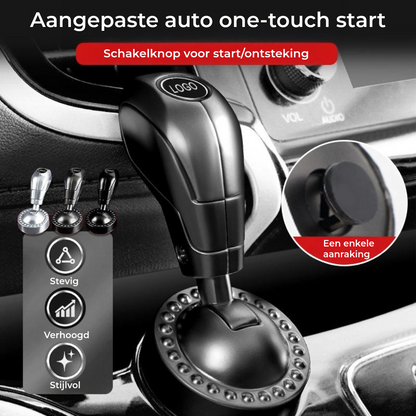 Start Stop Knop Cover met Auto Logo