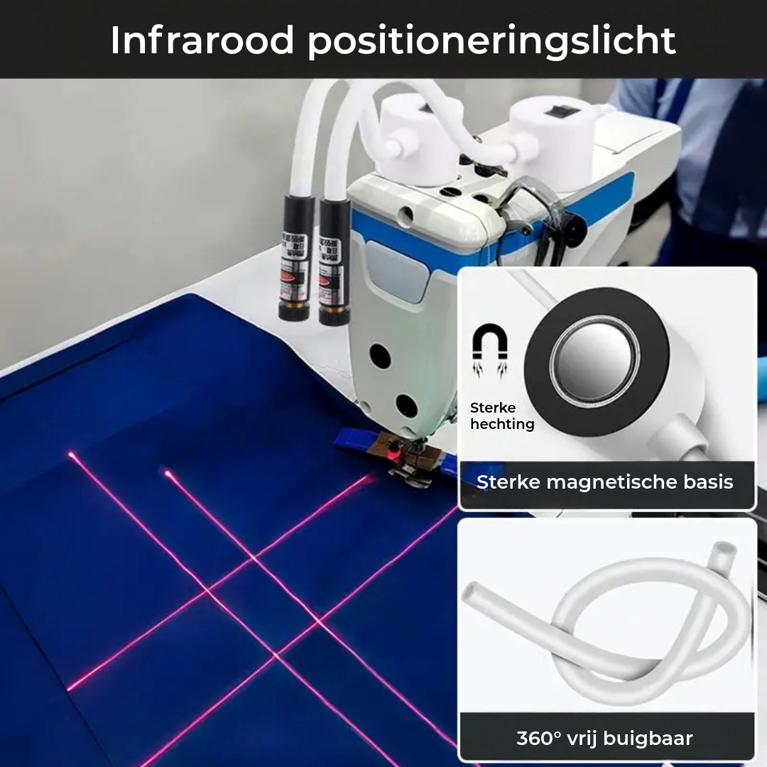 StitchLaser™ Naaimachine Laser Geleider - Voor Recht Naaien