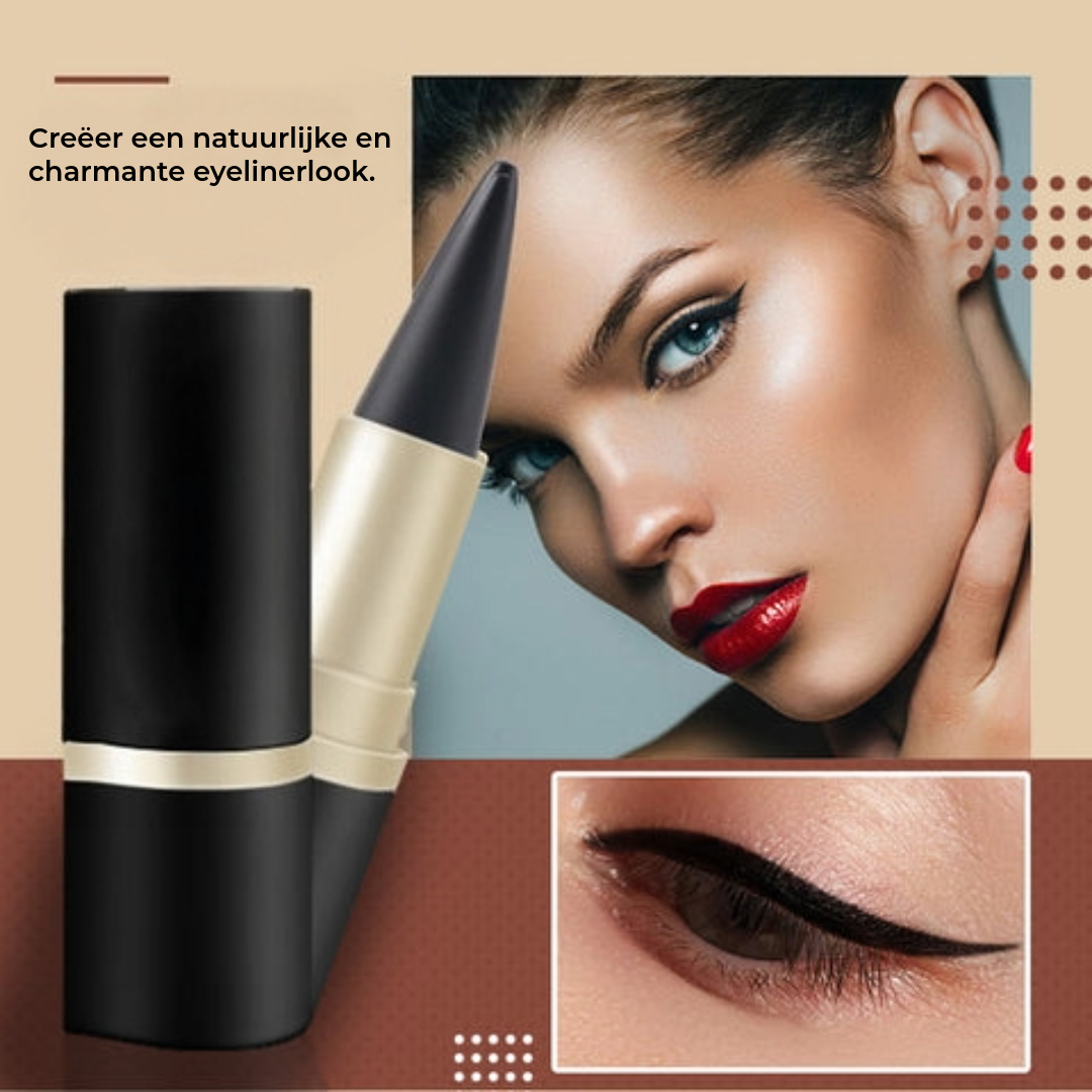 Waterproof Eyeliner - Mat Zwart & 12 Uur (Vlekvrij)