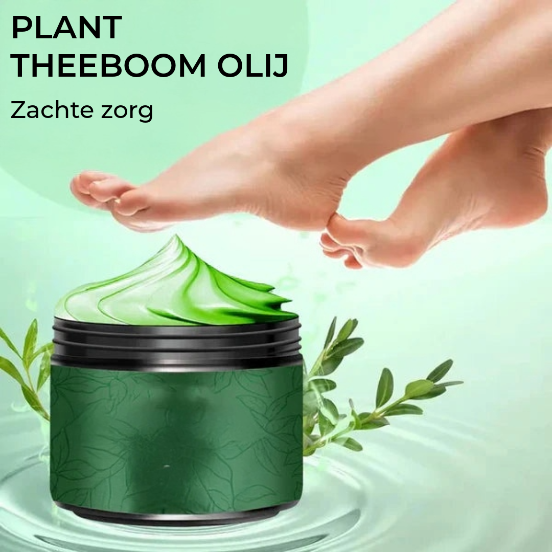 Hydraterende Voetcrème met Tea Tree Olie & Aloë Vera - Voor Droge Voeten