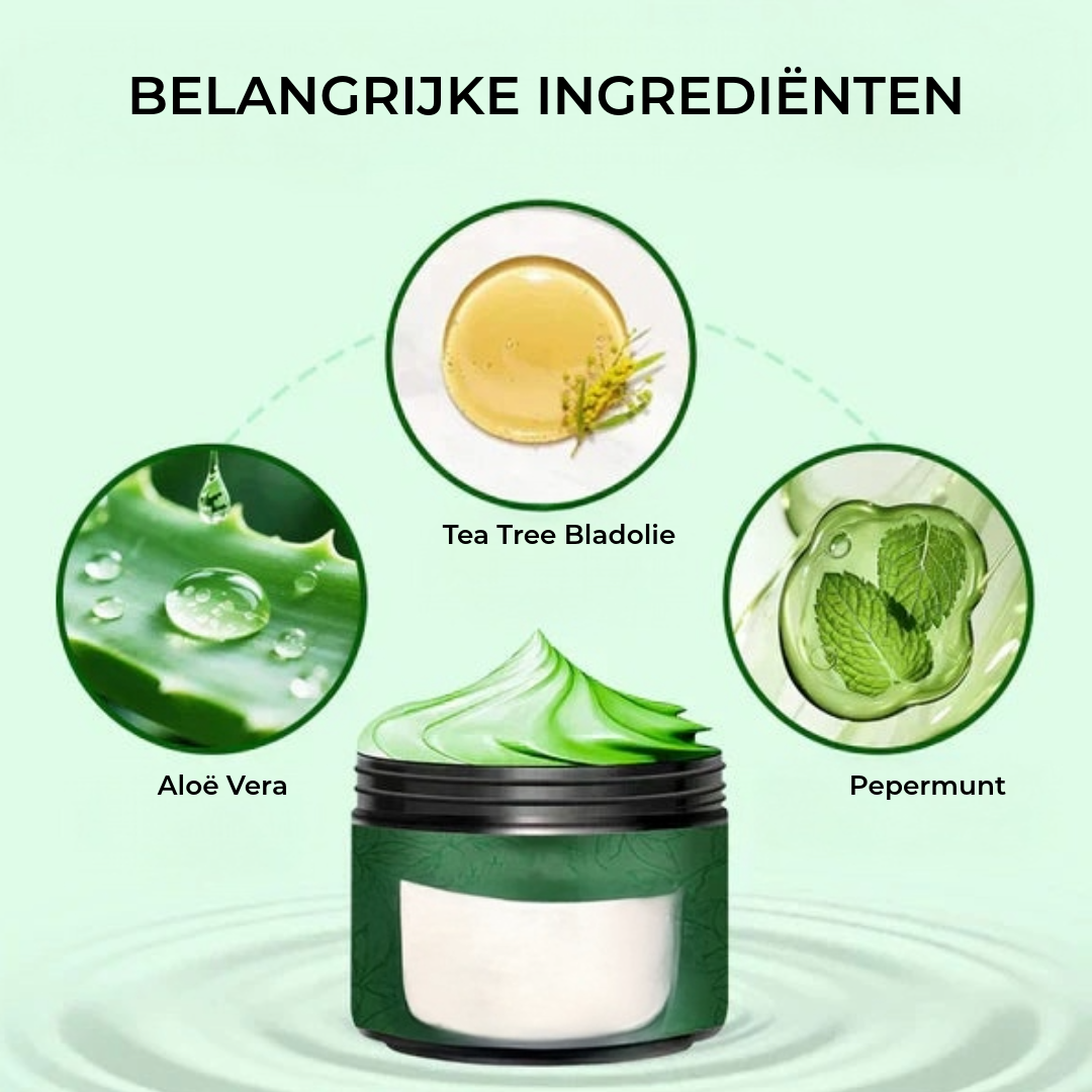 Hydraterende Voetcrème met Tea Tree Olie & Aloë Vera - Voor Droge Voeten