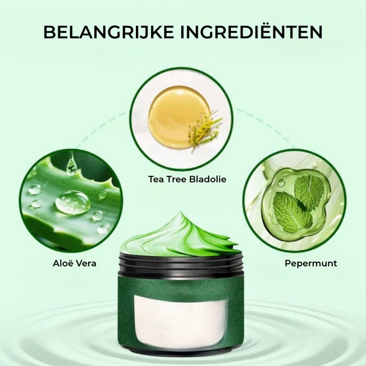Hydraterende Voetcrème met Tea Tree Olie & Aloë Vera - Voor Droge Voeten