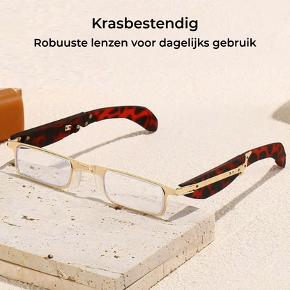 Opvouwbare Leesbril & Computerbril - Blauwlichtfilter - Inklapbaar (Incl. etui)