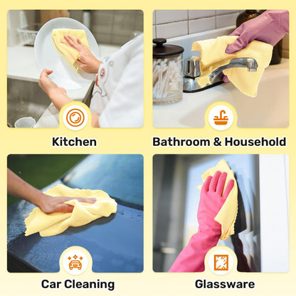 Uudelleenkäytettävä mikrokuituinen talouspaperi