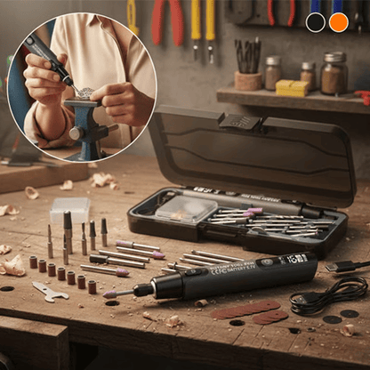 Professionele Elektrische Multitool Set - Digitaal Display voor Snelheid - Ingebouwde LED-verlichting