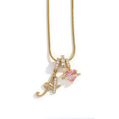 Elegante ketting met hartvormige hanger