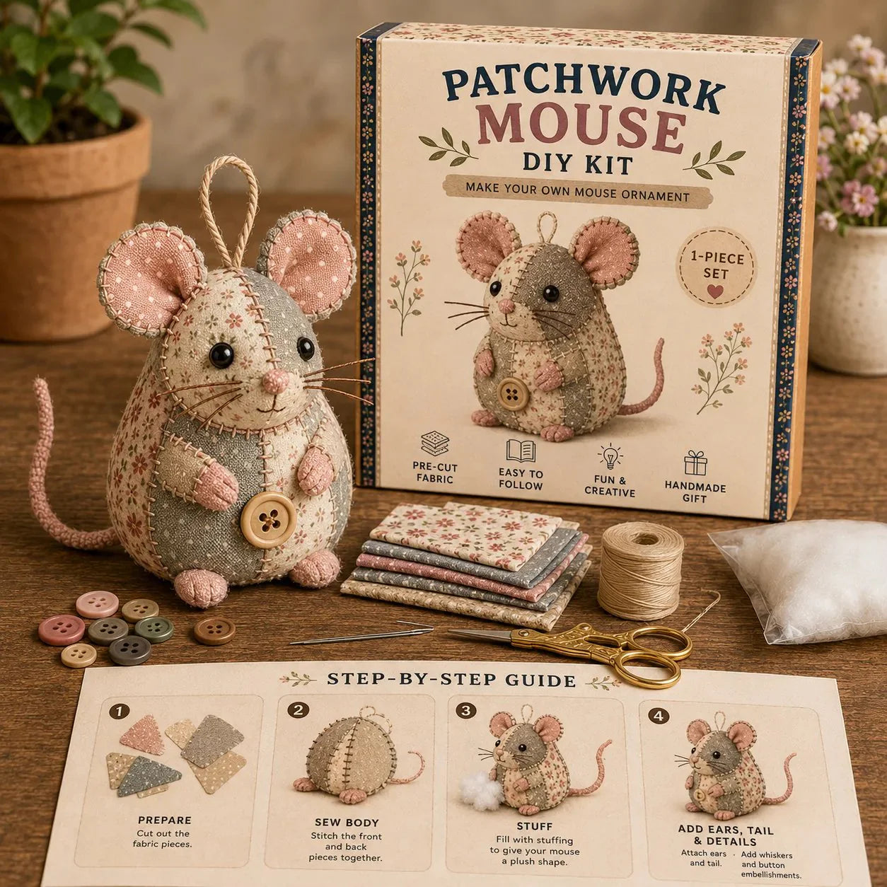 Retro Muis DIY Pakket🐭