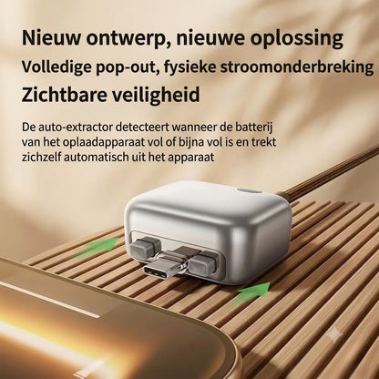 Premium 140W Snellaadapparaat met Automatische Uitschakeling