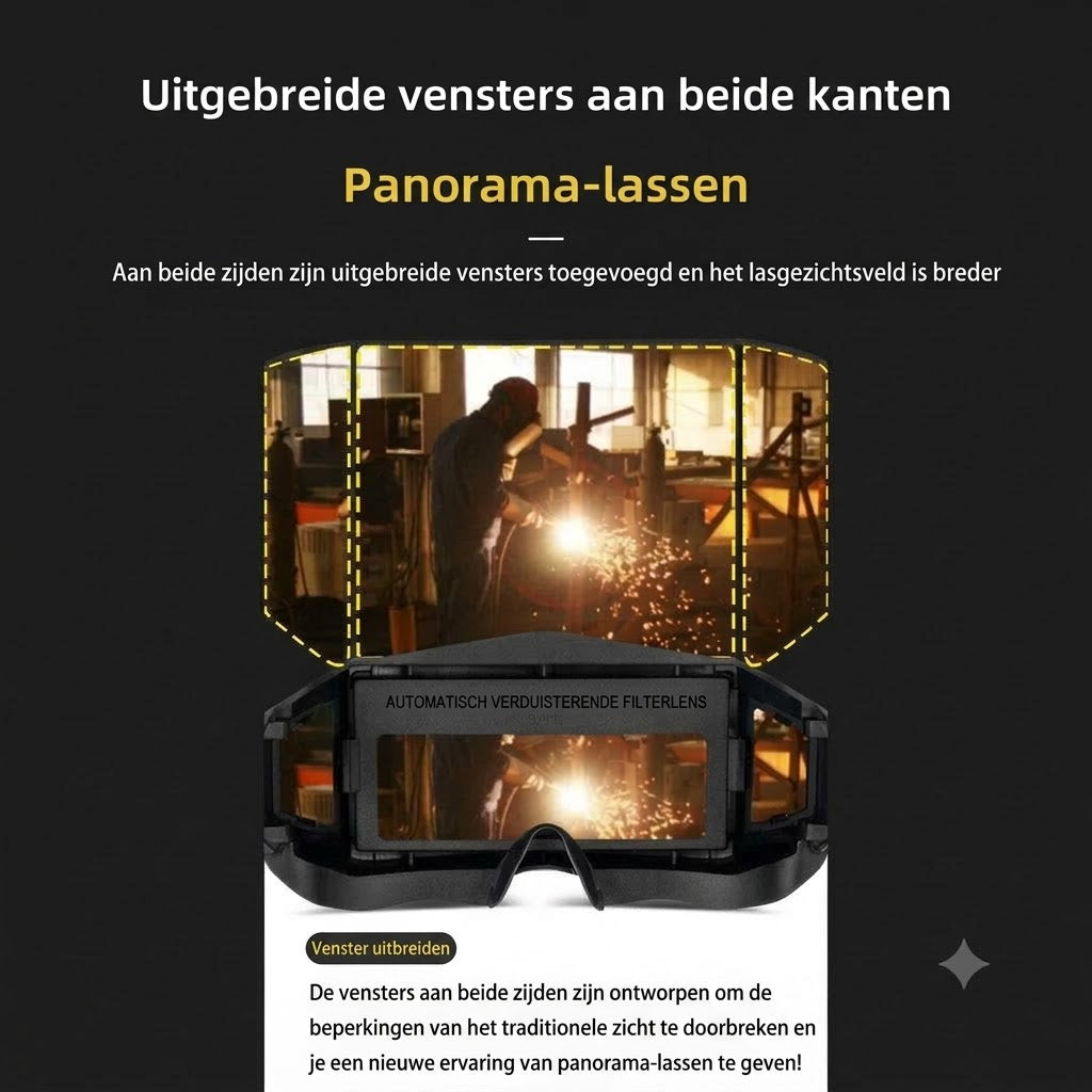 Brandwerende veiligheidsbril voor lassen – Nieuw model 2026