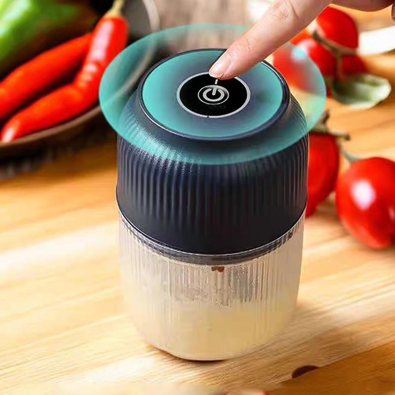 Draadloze Mini Hakmolen – Elektrische Keukenmachine voor Knoflook en Ui – USB Oplaadbaar
