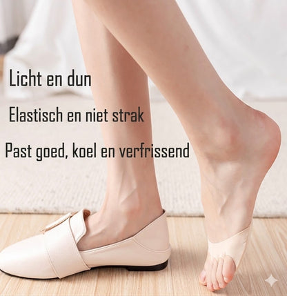 Damesteensokken (4 Paar) – Anti-Slip Halve Sokken voor Pumps en Hakken – Ademend