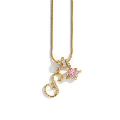 Elegante ketting met hartvormige hanger