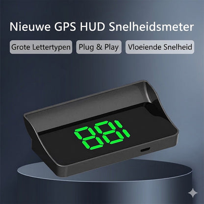 HUD Head-Up Display GPS Snelheidsmeter / Snelheidsdisplay