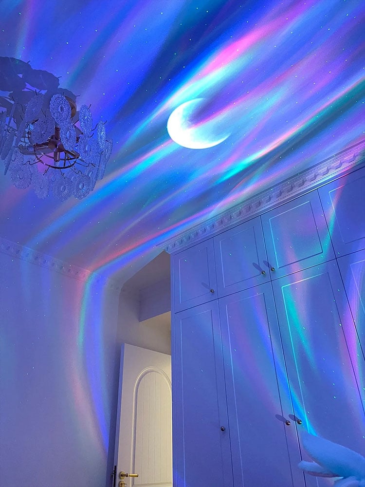 2-in-1 revontuli- ja tähtitaivasprojektori