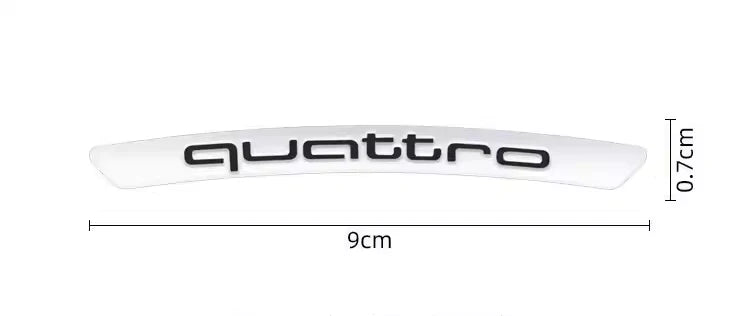 3D metalen stickers voor autobanden/velgen