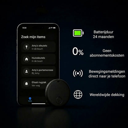 GP90 – Nauwkeurige GPS-tracker zonder abonnement (Android/iOS)
