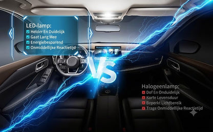 🚗💡42-Delige Auto Interieur Verlichting Set – Ultrabreed Wit Licht voor Plafondverlichting, Leeslampen en Kofferbakverlichting