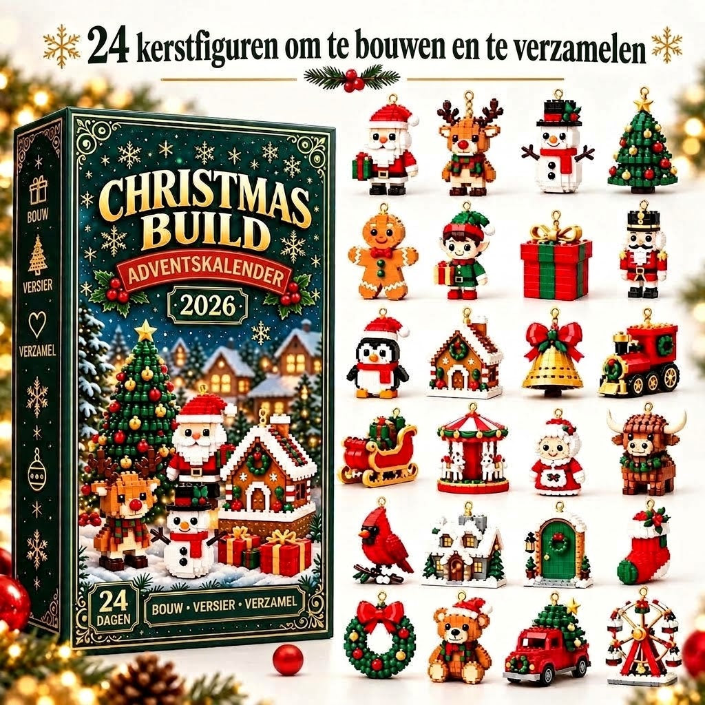 Kerstbouw – Bouw elke dag een nieuw kerstfiguur tot aan kerstavond