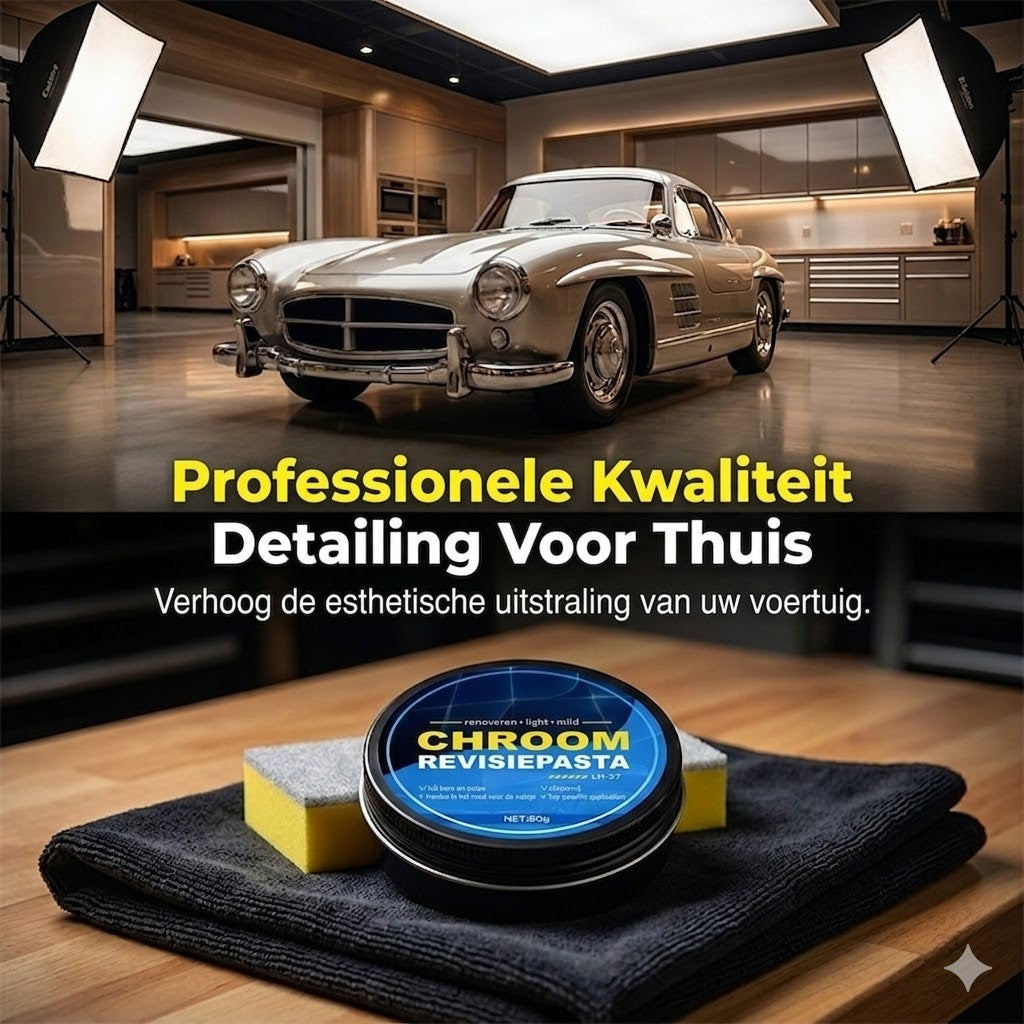 Reparatiepasta voor chroom beplating