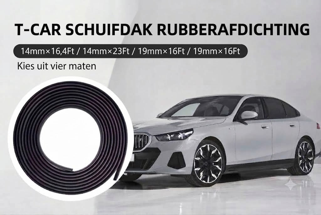 Aanpasbare rubberen afdichtingsstrip voor auto's