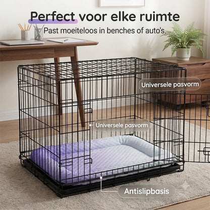 ❄️Gel Koelmat voor Huisdieren – Zomerse Koelmat, Ademend & Gifvrij, Geschikt voor Honden en Katten, Koel Slaapkussen🐶🐱