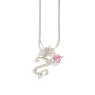 Elegante ketting met hartvormige hanger