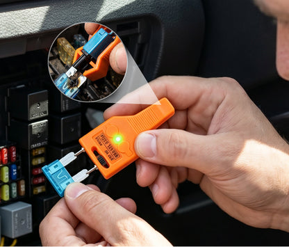 2-in-1 autozekeringstester en -trekker – snelle controle, eenvoudige vervanging