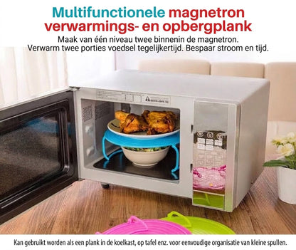 Opvouwbaar magnetronplateau