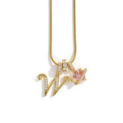 Elegante ketting met hartvormige hanger