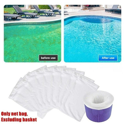 💥 🔥 Tijdelijke aanbieding: Koop er 2, krijg er 1 gratis! ✨ Schoonmaakset voor zwembadskimmermand – Reinig de skimmer eenvoudig en effectief (Set van 10)